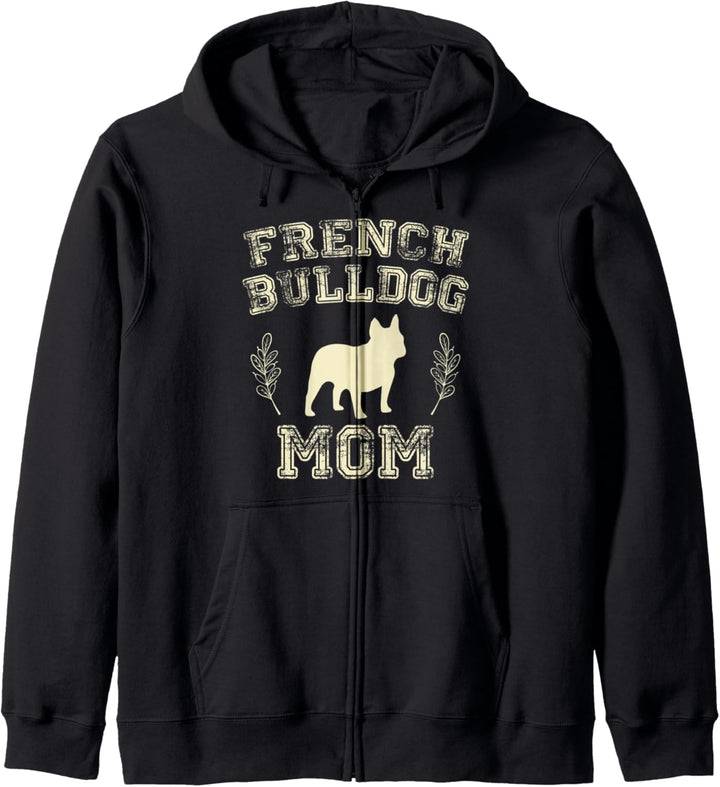 Französische Bulldogge Mom Geschenke für Mädchen Frauen Kapuzenjacke