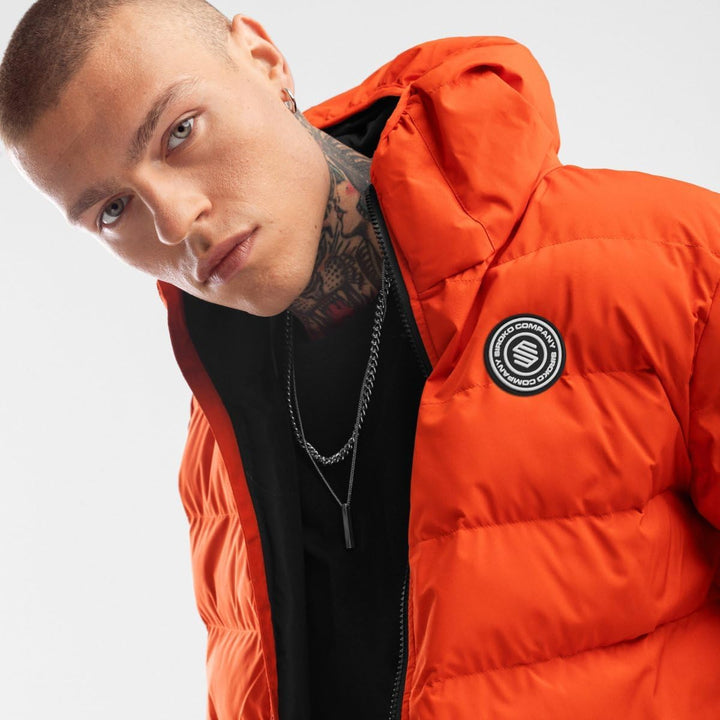 SIROKO - Steppjacke Fire S Leuchtendes Orange/Schwarz, S Leuchtendes Orange/Schwarz