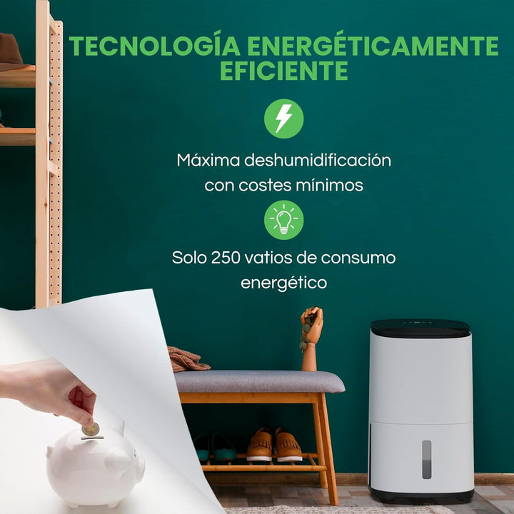 Meaco AreteOne 12L Luftentfeuchter & HEPA Luftreiniger für ein 50m² Haus entfernt Kondensation und F