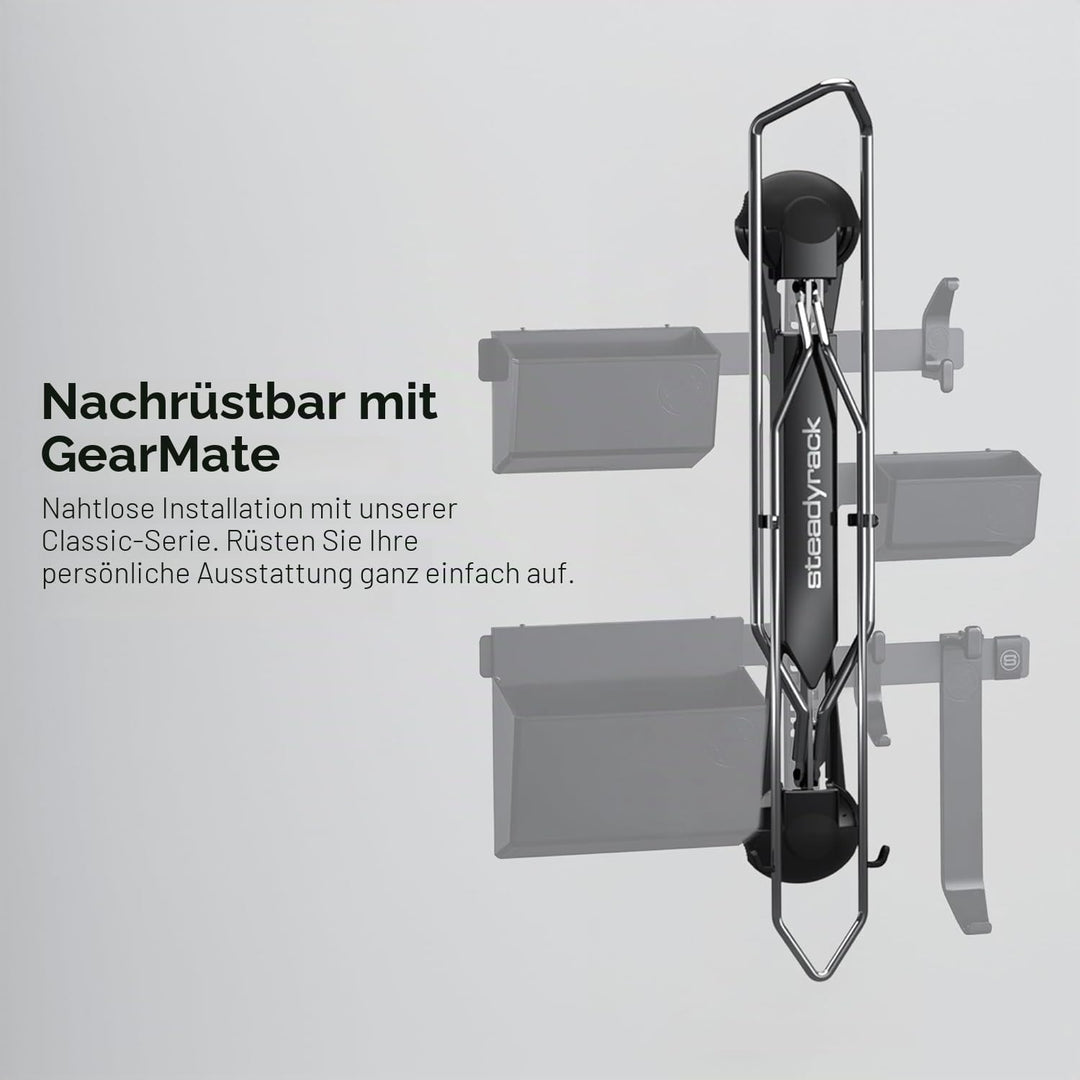 Steadyrack Fahrrad Wandhalterung - Classic Rack - Fahrrad Wandhalterung Vertikal als Aufbewahrungslö