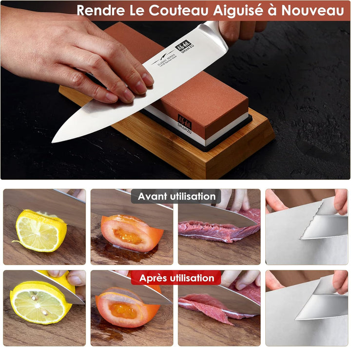 SHAN ZU Filetiermesser 7 Zoll - Randentbeinung von Fisch und Fleisch, professionelles Fischmesser &