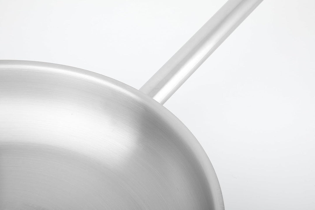 METRO Professional Wok unbeschichtet | Ø 30 cm | Edelstahl | Backofengeeignet bis max. 240 °C | auch