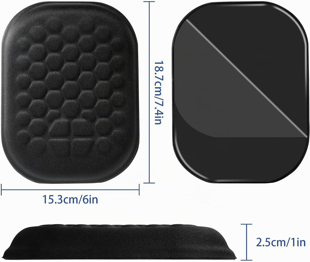 Gimars Wrist Rest Handgelenkauflage Ellbogenauflage Unterstützung für Tastatur und Maus, Memory-Foam