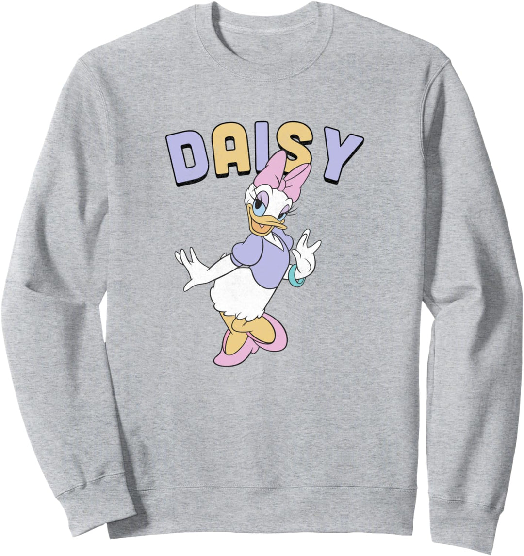 Disney Mickey And Friends Daisy Duck Simple Portrait Sweatshirt