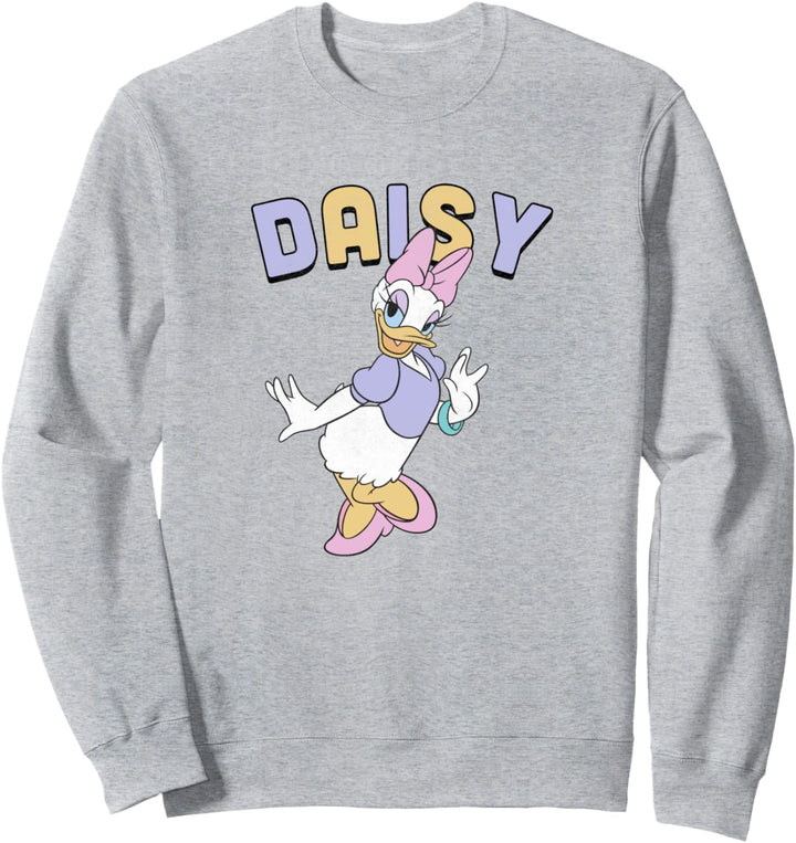 Disney Mickey And Friends Daisy Duck Simple Portrait Sweatshirt