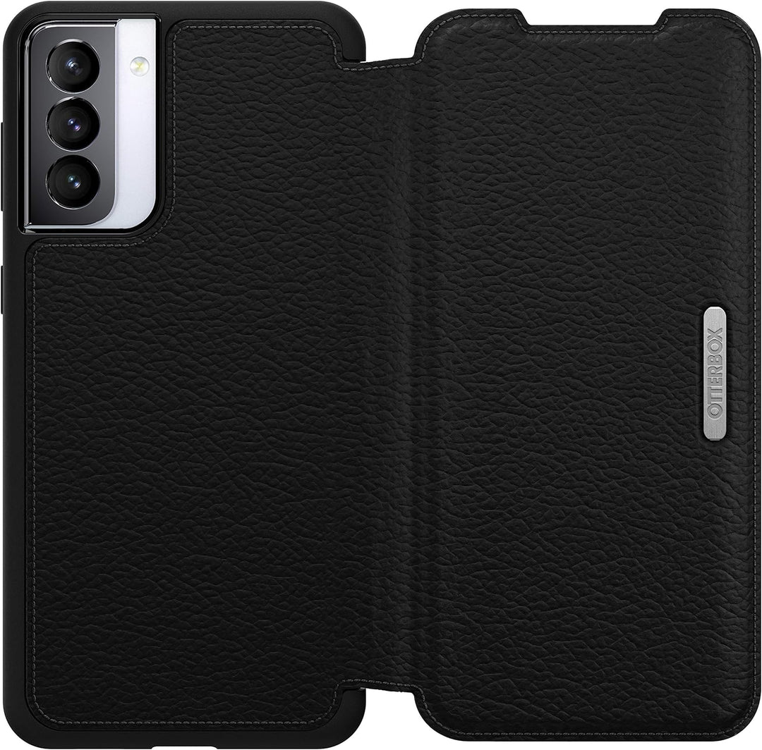 OtterBox Strada Hülle für Samsung Galaxy S21+ 5G, stossfest, sturzsicher,Premium Lederfolio mit zwei