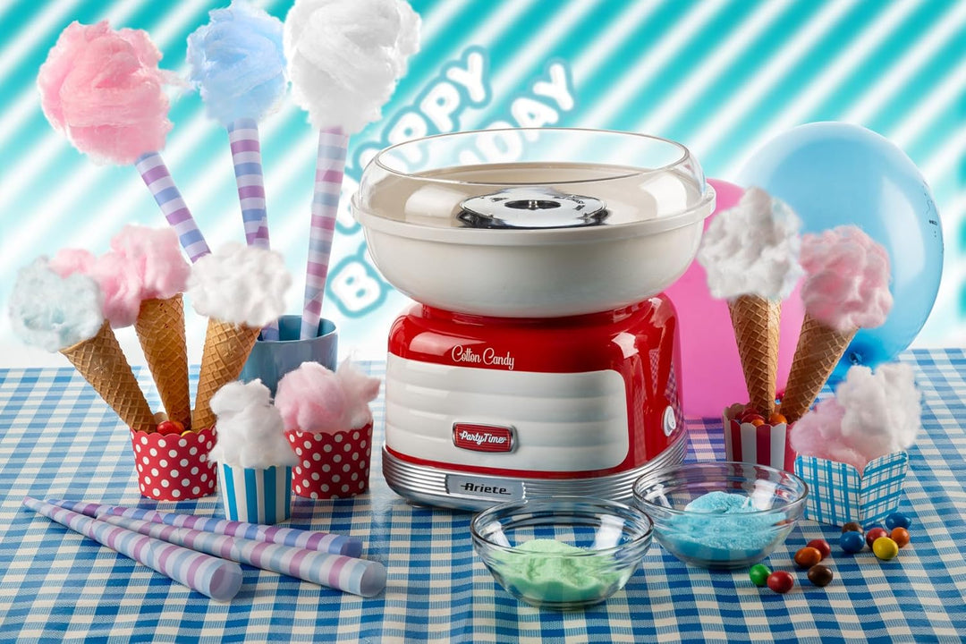 Ariete 2973 Cotton Candy, Zuckerwattemaschine, 450 W, Rot