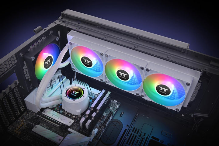 Thermaltake TH360 V2 ARGB Sync CPU Liquid Cooler Snow Edition All-In-One 360mm ARGB Snow, 360mm ARGB