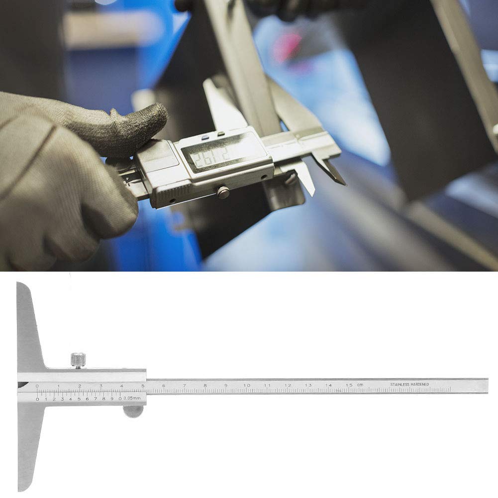 Messschieber aus Edelstahl, 0 – 150 mm, Präzision, digital, aus Edelstahl, Mikrometer, Nonius