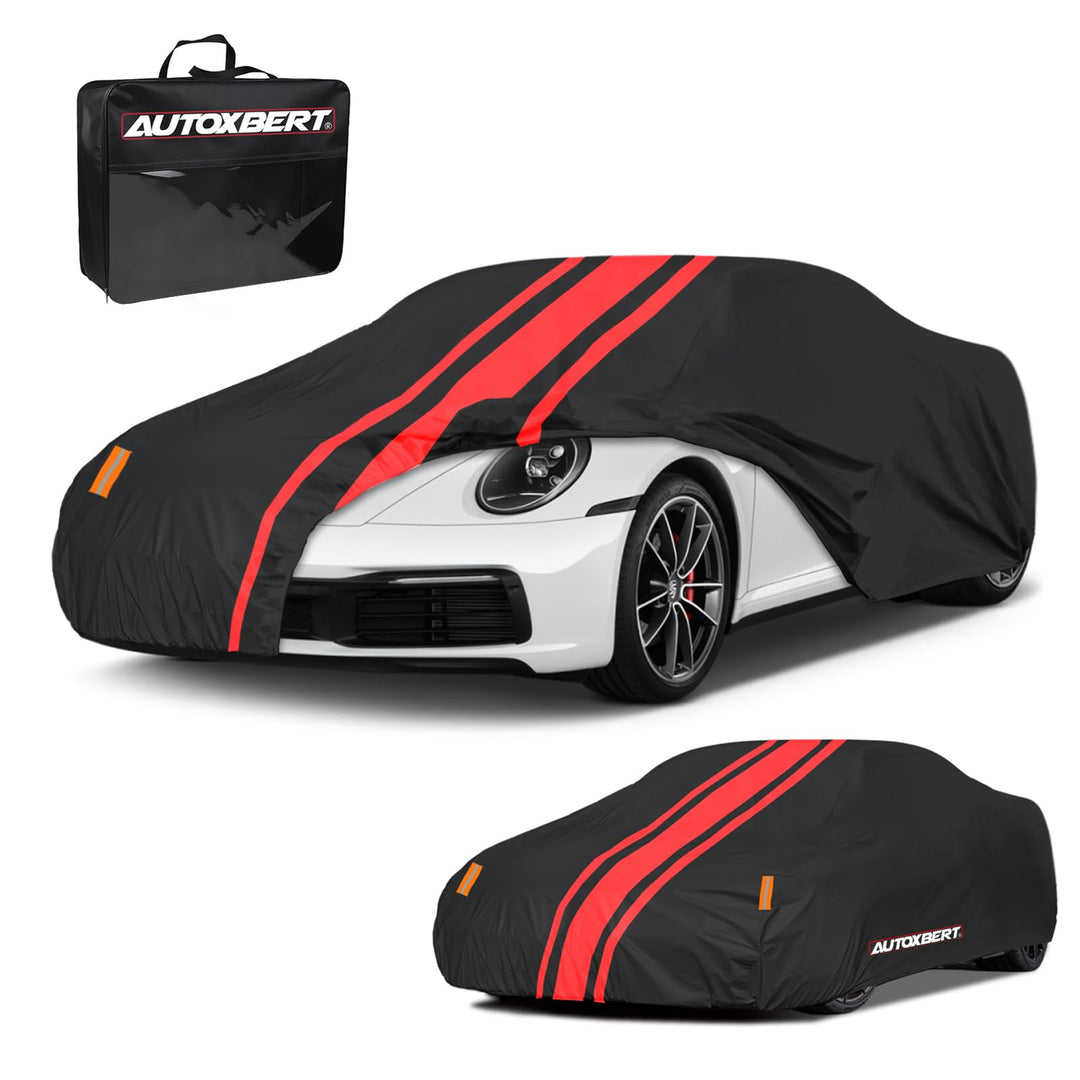 Autoabdeckung Vollgarage Indoor Outdoor Wasserdicht Staubdicht Auto Abdeckplane für Coupé Cabrio 450