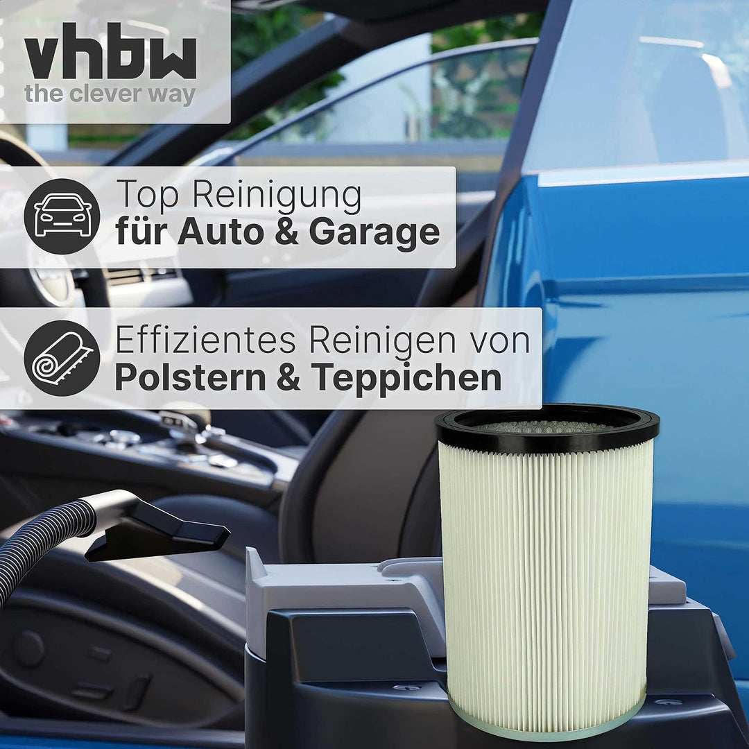 vhbw 2x Faltenfilter kompatibel mit Kärcher NT 70/2 Professional *EU