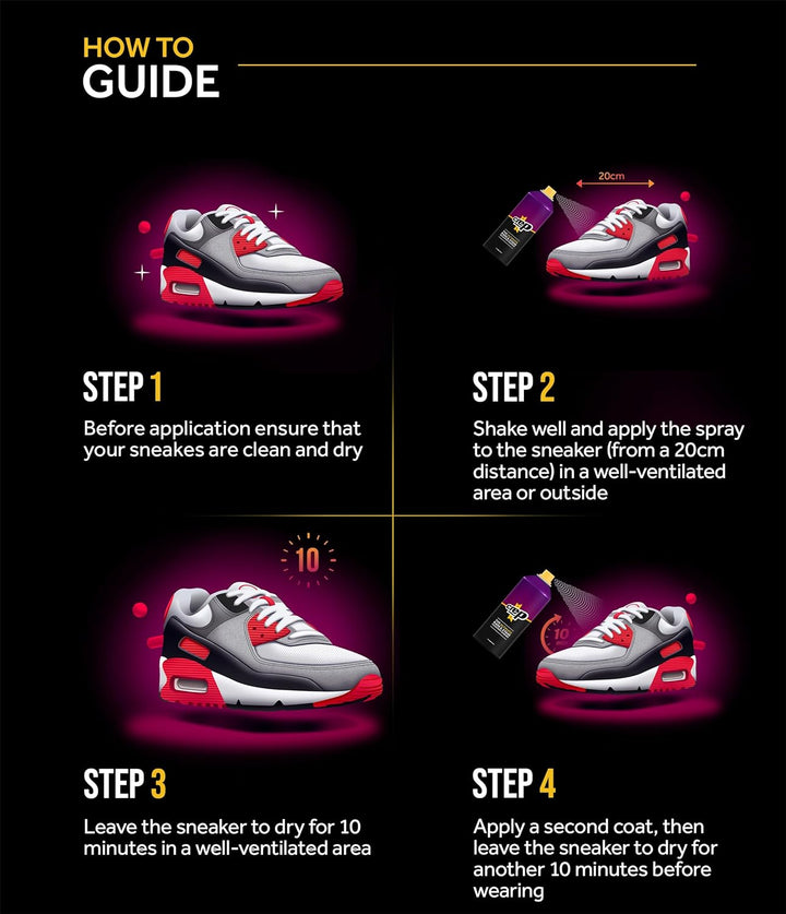 Crep Protect Spraydose Regen & Fleck Wasserfester Schutz Nano-Schutz für Leder, Nubuk, Wildleder & C
