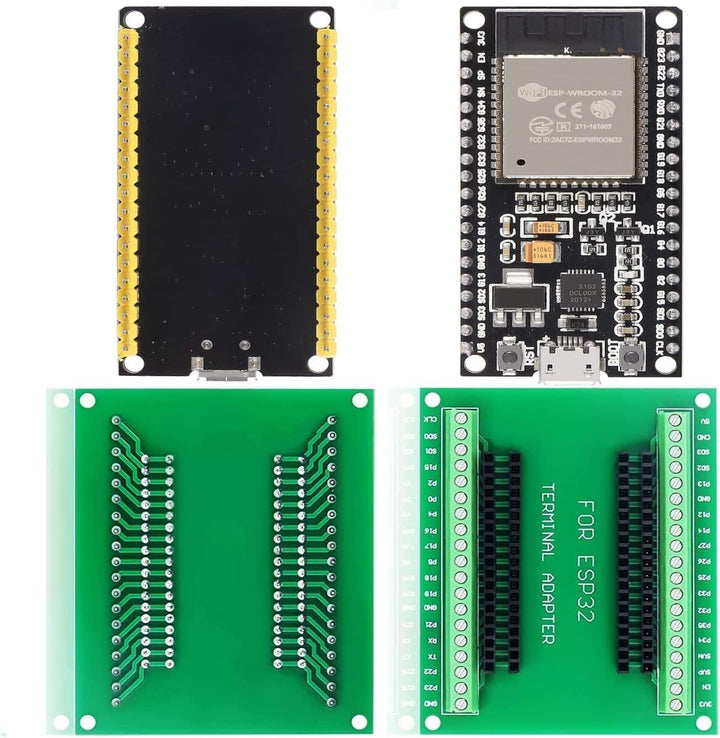 DUBEUYEW Entwicklungsboard 2,4 GHz Dual Core WLAN WiFi + Bluetooth 2-in-1 Mikrocontroller ESP-WROOM-