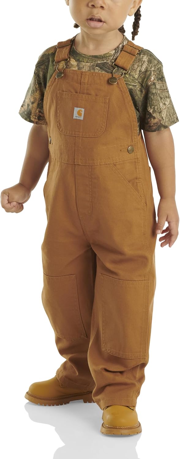 Carhartt Boys' Bib Overall, Canvas, 4T