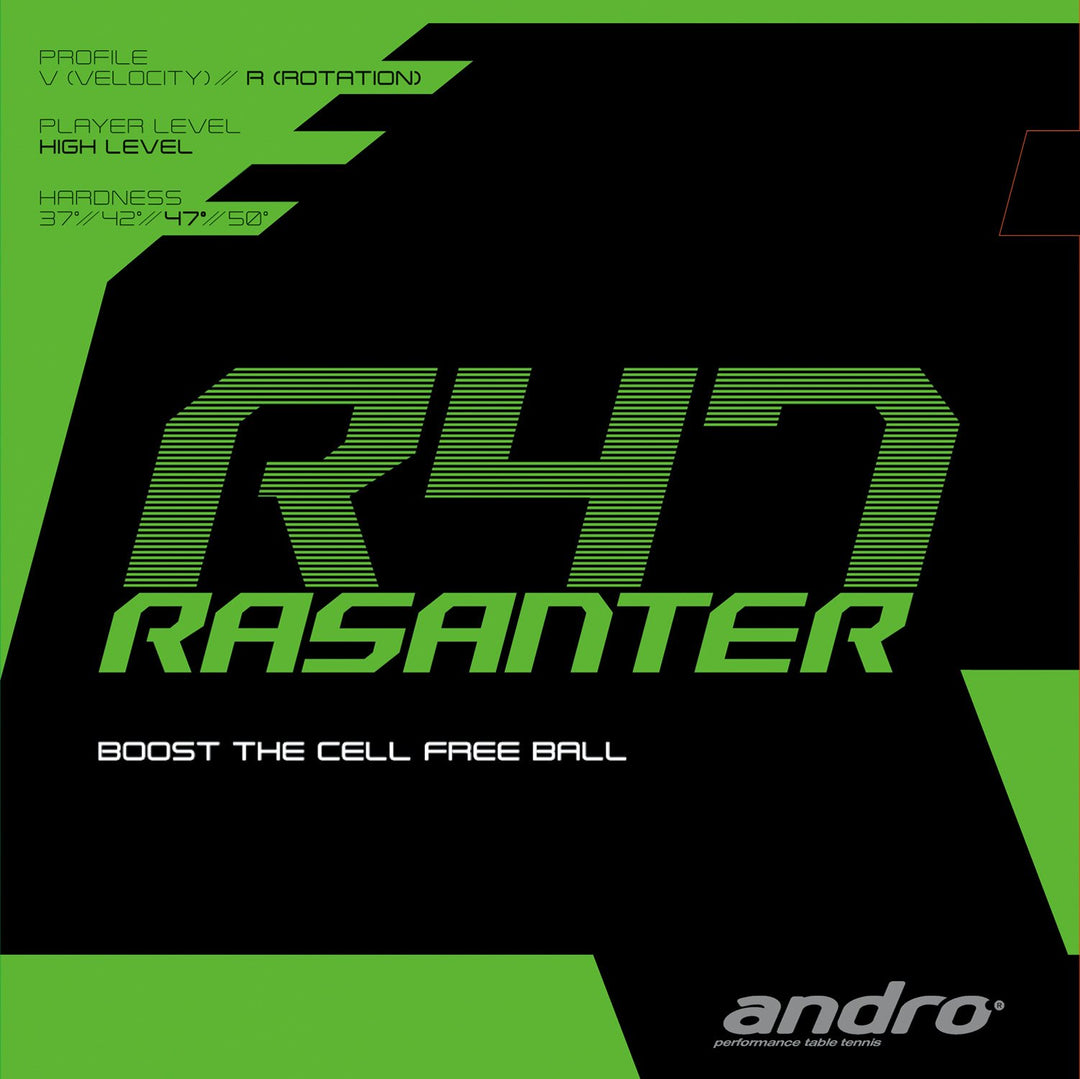 ANDRO Belag Rasanter R 47 rot 2,0 mm, rot 2,0 mm