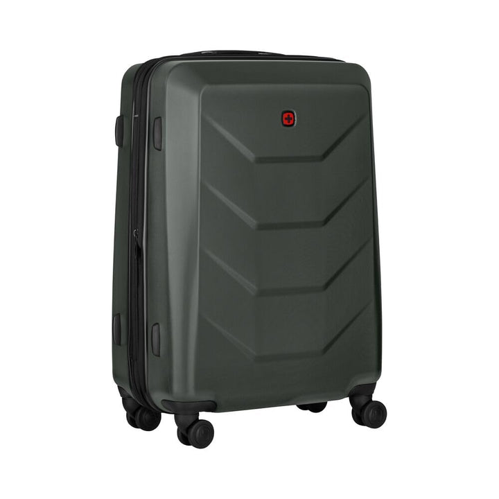 WENGER Prymo Medium Hartschalenkoffer mit 4 Rollen, Trolley, Mittelgross, 59 (67) l, Sicherheitsschl