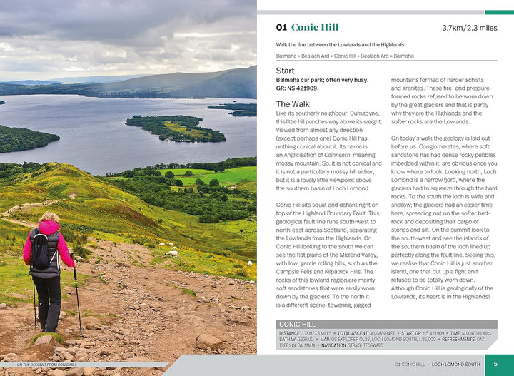 Day Walks in Loch Lomond & the Trossachs: 20 routes in the southern Scottish Highlands, Taschenbuch