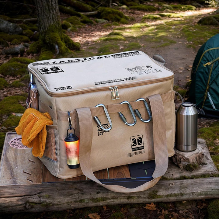 Camping Storage Bag, 30L Waterproof Duffel Organizer, Portable Carry Bag with Ergonomic Handle, for