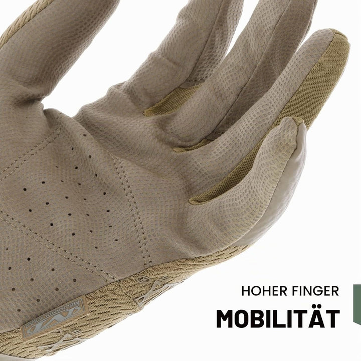 Mechanix Wear: Specialty 0,5 mm Coyote Tactical Arbeitshandschuhe mit hoher Fingerfertigkeit (Medium