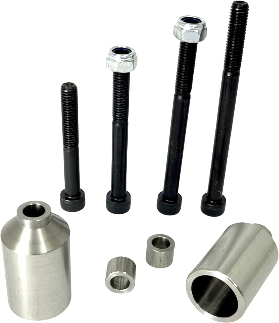 Anaquda SOLID Edelstahl PEGS V2-2er Set Stunt-Scooter Kinder Roller Grind Pegs Park Street Stangen +