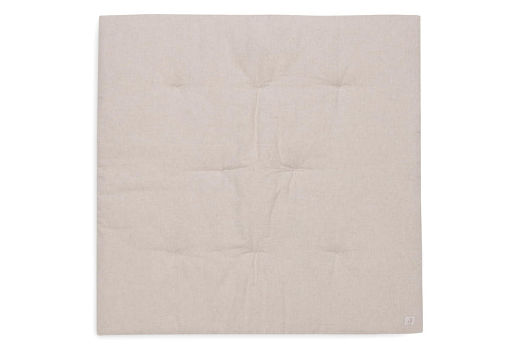 Jollein Krabbeldecke für Baby - Harvest Natural - 70% Baumwolle, 30% Leinen - Laufgittereinlage - 10