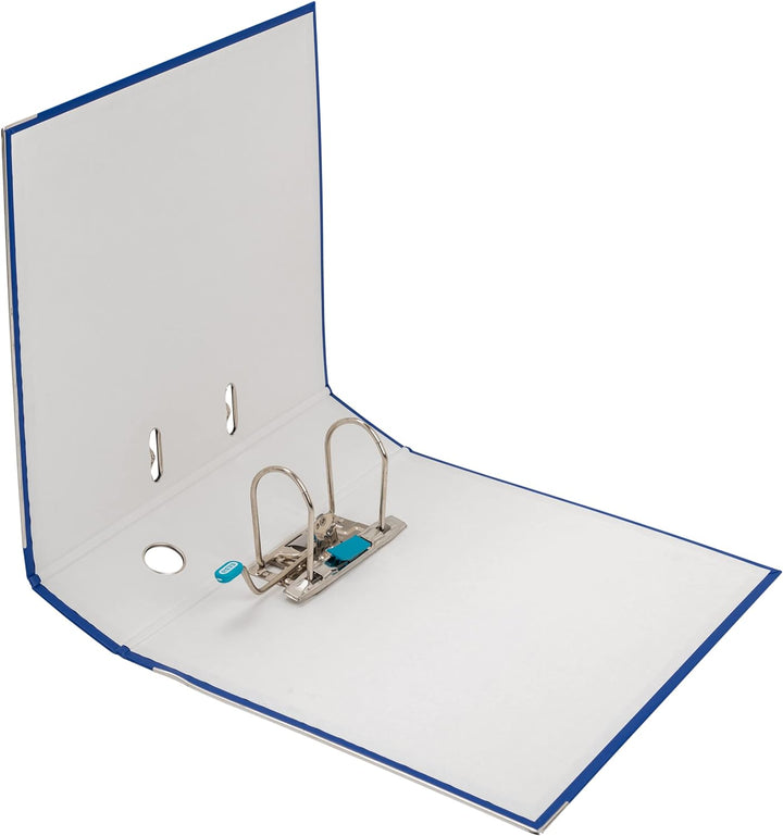 Elba Ordner A4, Smart Pro, 8 cm breit, Kunststoff aussen, hellblau, 10 Stück ozeanblau A4, breit, oz