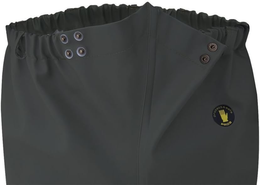 Taille Wathose WASSERSCHUTZANGLERBUNDHOSE PVC Hosen Angeln Qualität 41- 8 UK (27 cm) Grün, 41- 8 UK