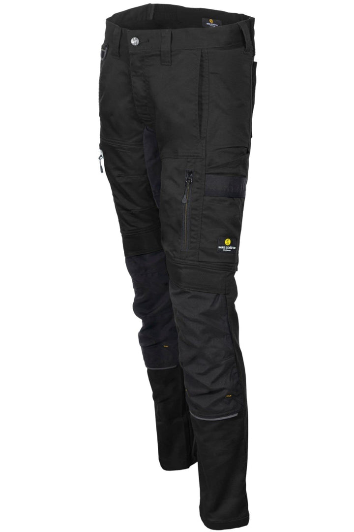 Hans Schäfer Workwear HSW Smart – Lange Arbeitshose für Damen – Modische Cargo-Bundhose mit Knietasc