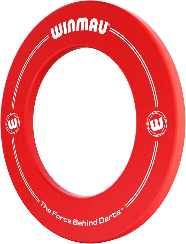 WINMAU Unisex – Erwachsene Printed Dartboard Surround Standard Red, Standard Red