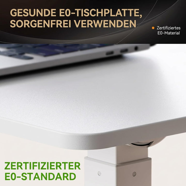 MUSSO AnyDesk D7 Mobiler Laptoptisch höhenverstellbar (75-108cm), Klappbarer Stehpult mit 0-90° neig