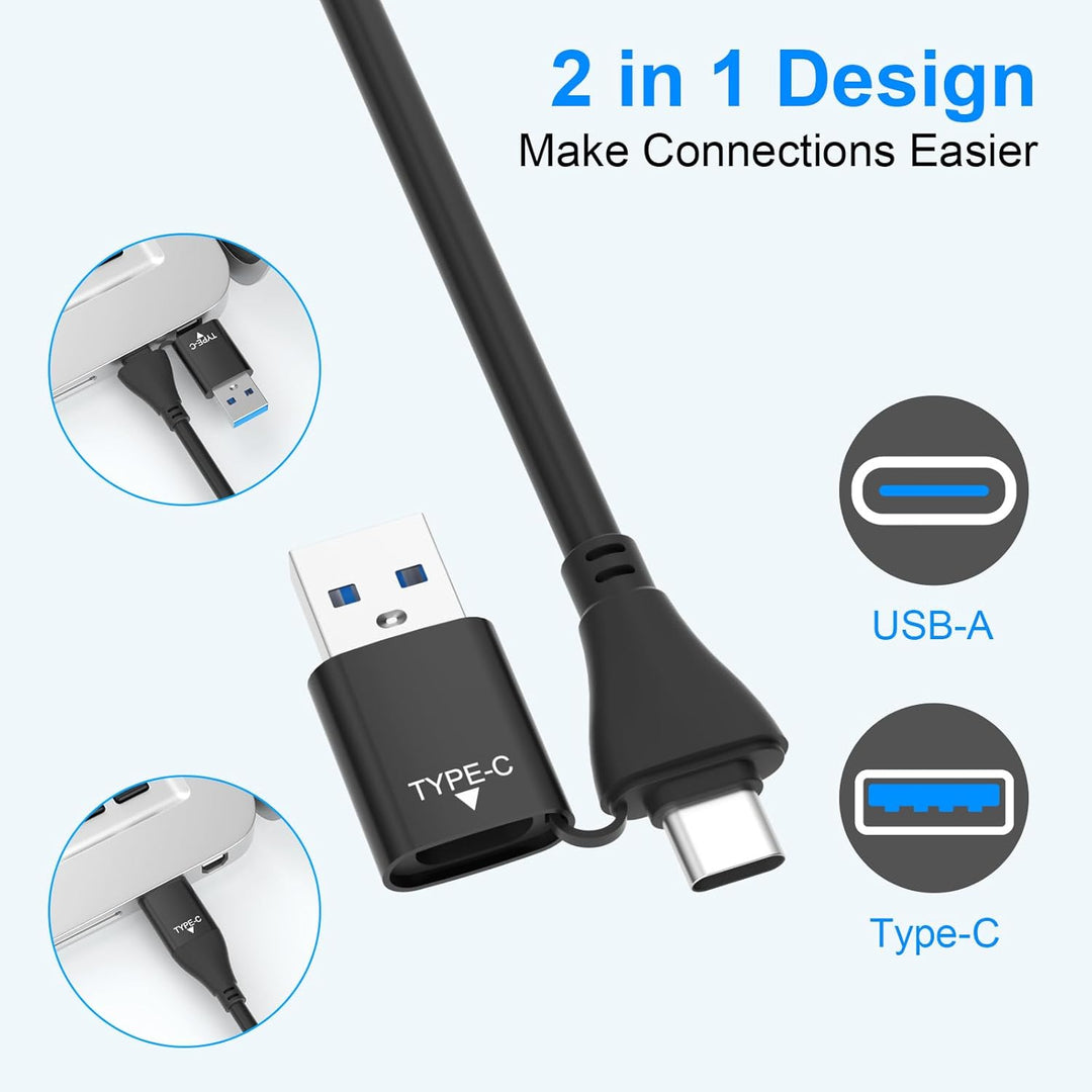 USB3.0 USB C Multi Card Reader, 7-in-1 kartenlesegerät zu SD TF Micro SD CF MS MMC Karte, Unterstütz