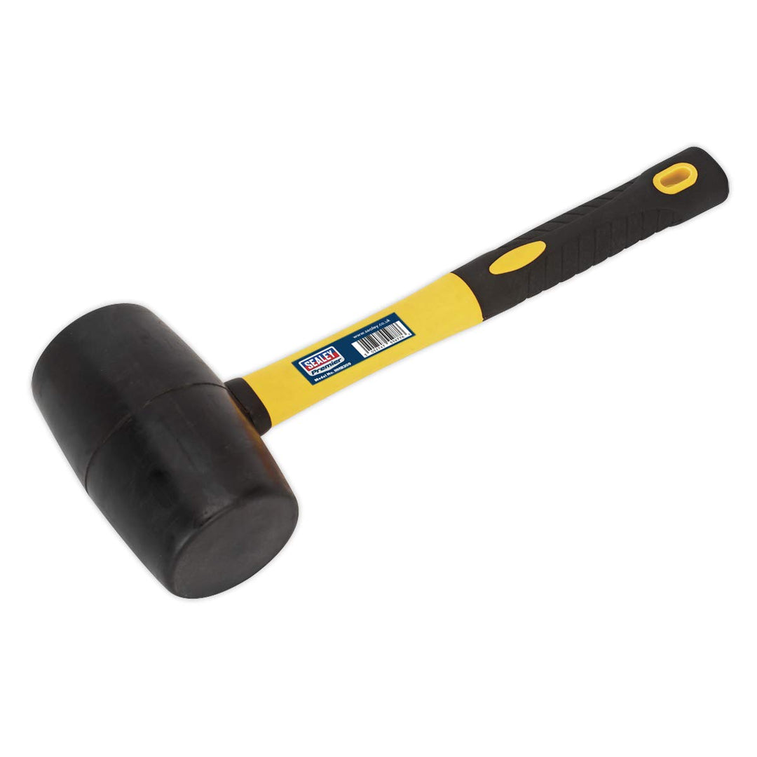 SEALEY rmb200 2 Lb Fiberglas Schaft Gummihammer 2Lb Mehrfarbig, 2Lb Mehrfarbig