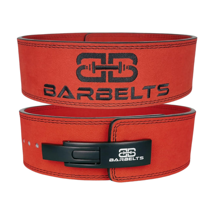 Lever Belt 10mm, Powerlift Gürtel, 100% Leder, Gewichtlifting Belt Strap, Gürtel für Krafttraining M