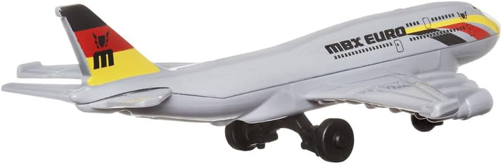 Matchbox Sammlerstück Druckguss Metall Sky Busters MBX 6-2 Airliner Flugzeug - HVM39 - Silber Passag