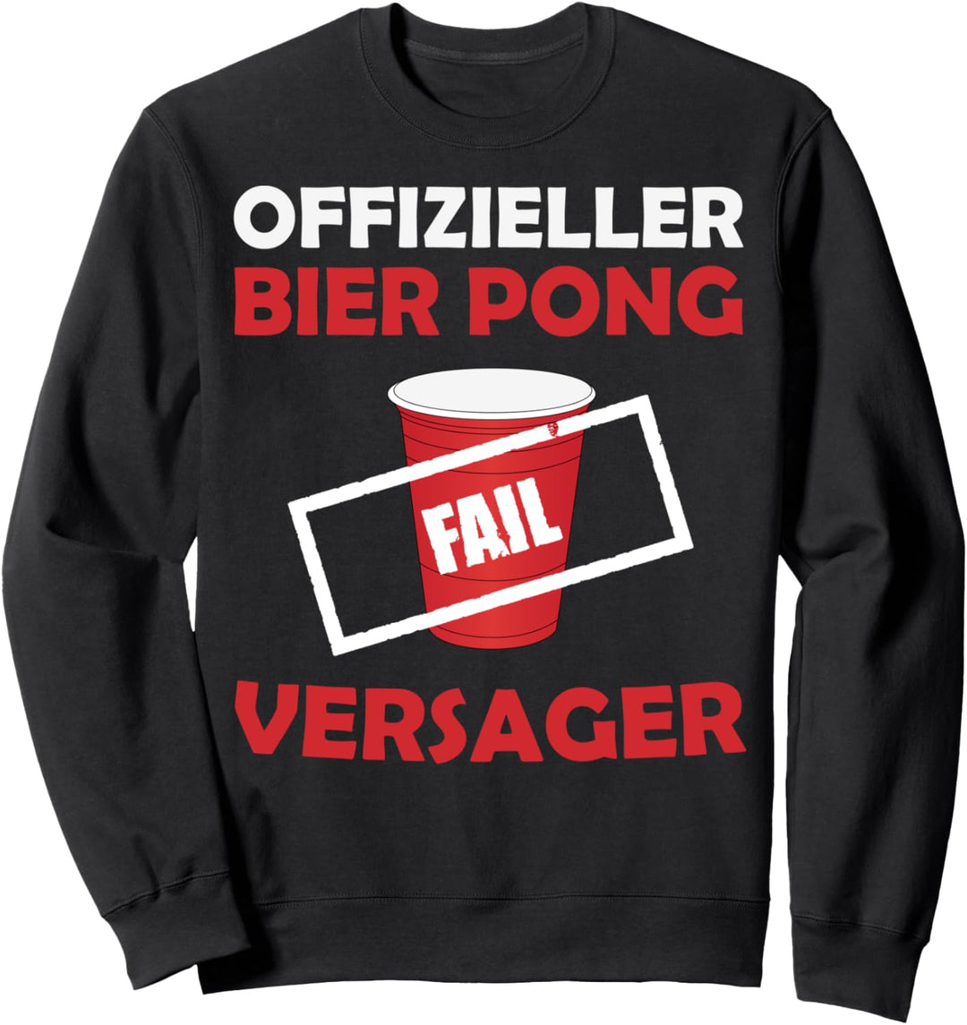 Bierpong Bier Oberteil für Beer Pong Männer / Bier Pong Sweatshirt