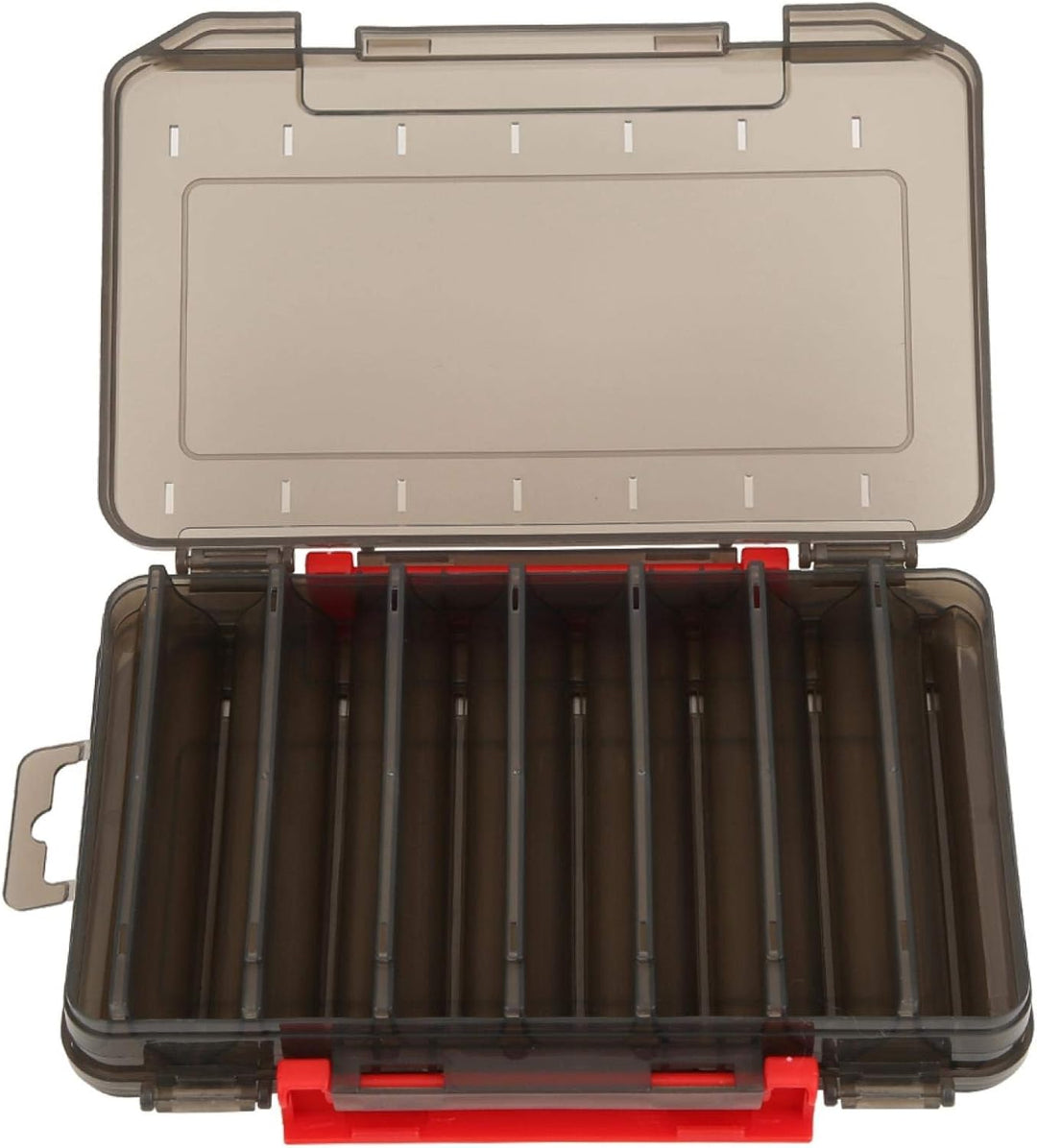 Fishing Tackle Box, Doppelseitige Angelköder Box, Angeln Doppelseitige Angelkiste Kunstköderbox, Kun