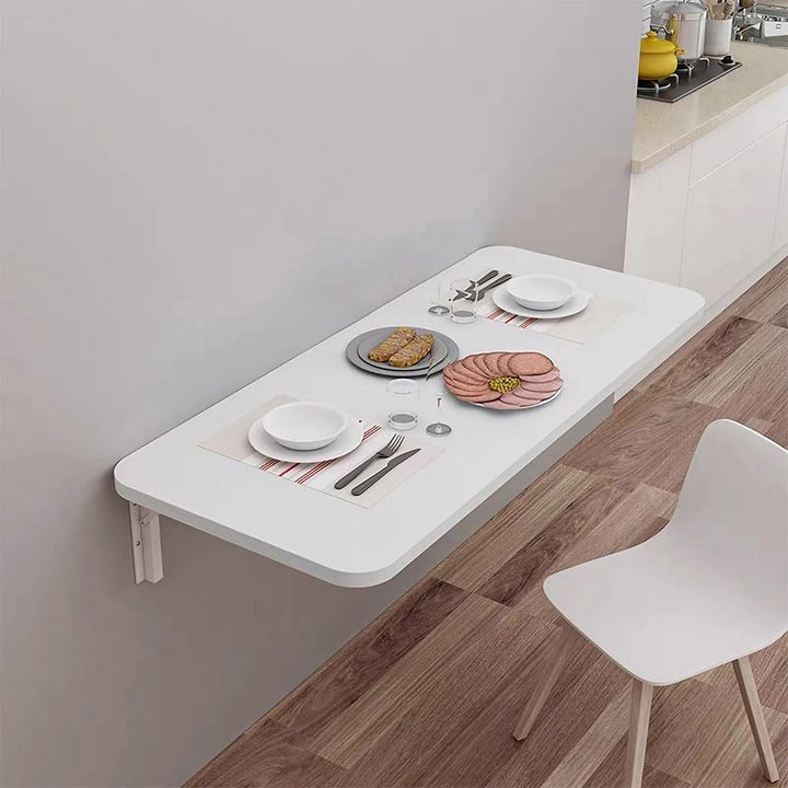 Wandklapptisch aus Holz, Küchentisch, Wandklapptisch, Schwebetisch, Computertisch-A, 60 * 30 * 1,6 c