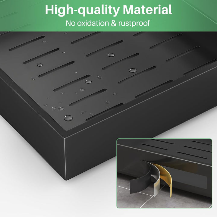 SAYZH Teleskopschublade, Ausziehbare Schubladen-Aufbewahrungsregale für Küchenschränke, Ausziehbare