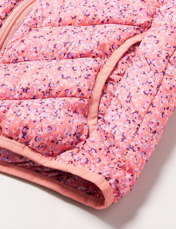 Color Kids Mädchen Jacket Quilted, Packable AOP Übergangsjacke 80 Rosette, 80 Rosette