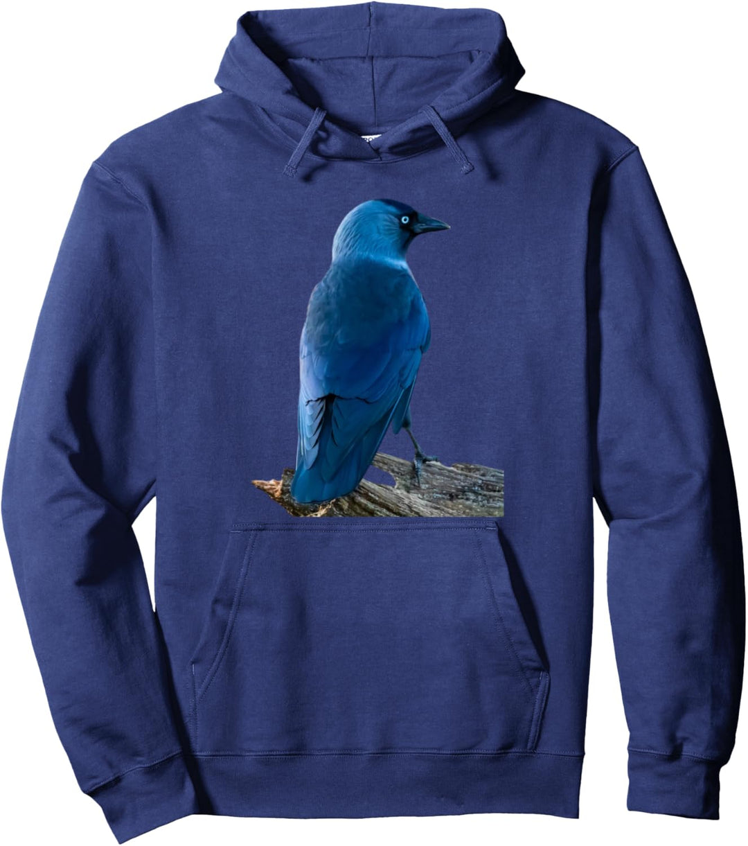 Vogelshirt Europäische Jackdaw Bird Ornithologie Pullover Hoodie