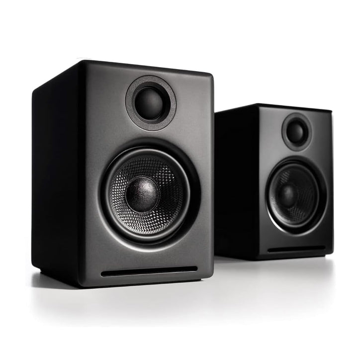 Audioengine A2+ 60W Aktiver Desktop-Lautsprecher | Integrierter DAC & Analogverstärker | Direkter US