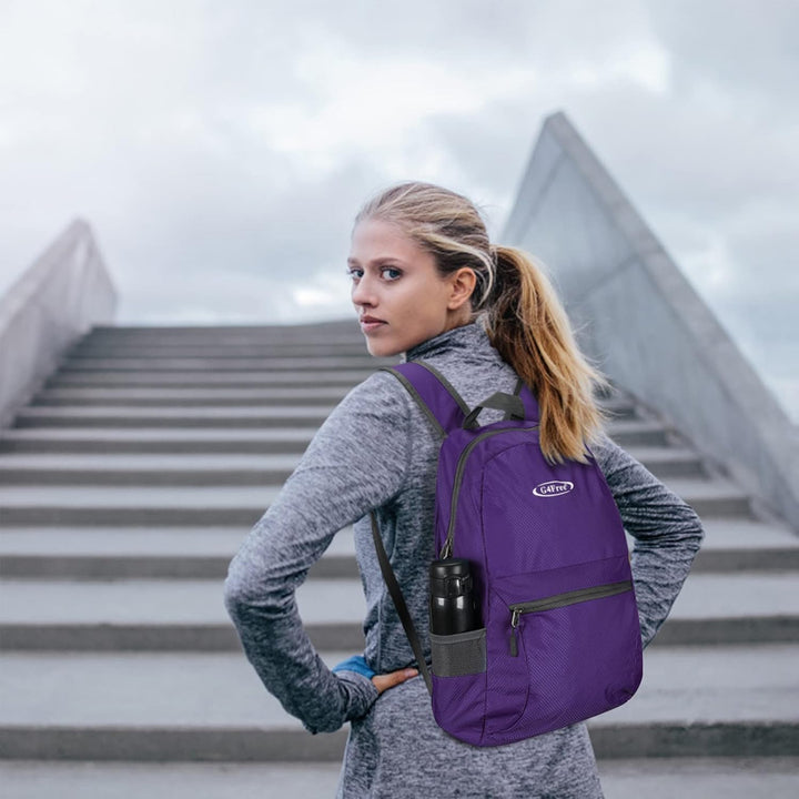G4Free 20L Faltbarer Rucksack Ultraleichter Wanderrucksack Daypack für Männer Frauen und Kinder für