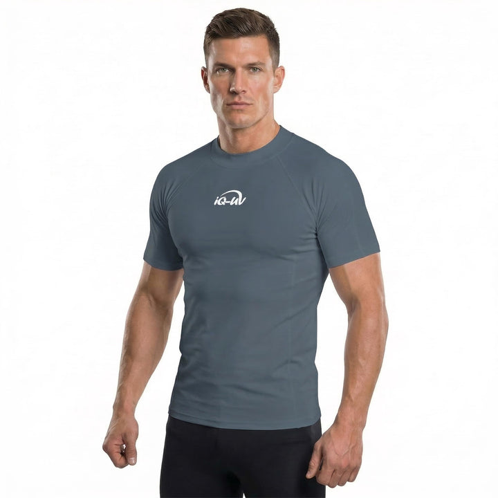 iQ-UV Shirt Herren Slim Fit Grau (Ash) M, Grau (Ash) M