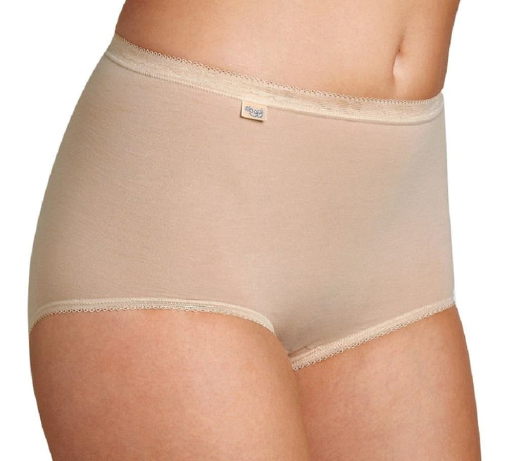 Sloggi Damen sloggi Basic+ Maxi 3P Taillenslip, Skin