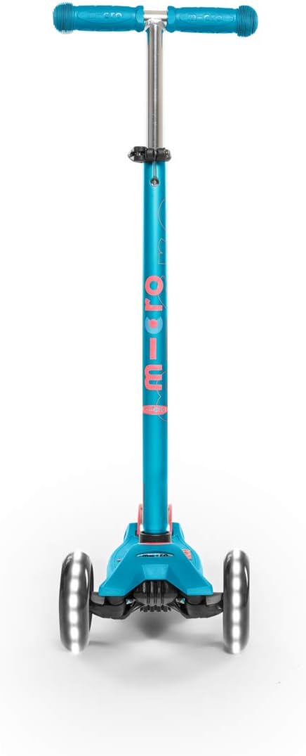 micro Maxi Deluxe LED Kickboard | Kickboard mit LED-Vorderrollen | Lenker höhenverstellbar | ab 5 Ja