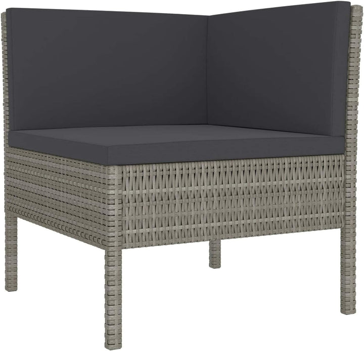 Tidyard 3-TLG.Garten-Lounge-Set Gartenmöbel-Set Gartenset Mobel Sofagarnitur Gartensofa Gartengarnit