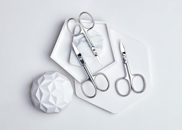 ZWILLING Maniküre und Pediküre Set, Reise Etui Set, Nagelpflege, Leder, 7-teilig, Schwarz Schwarz Si