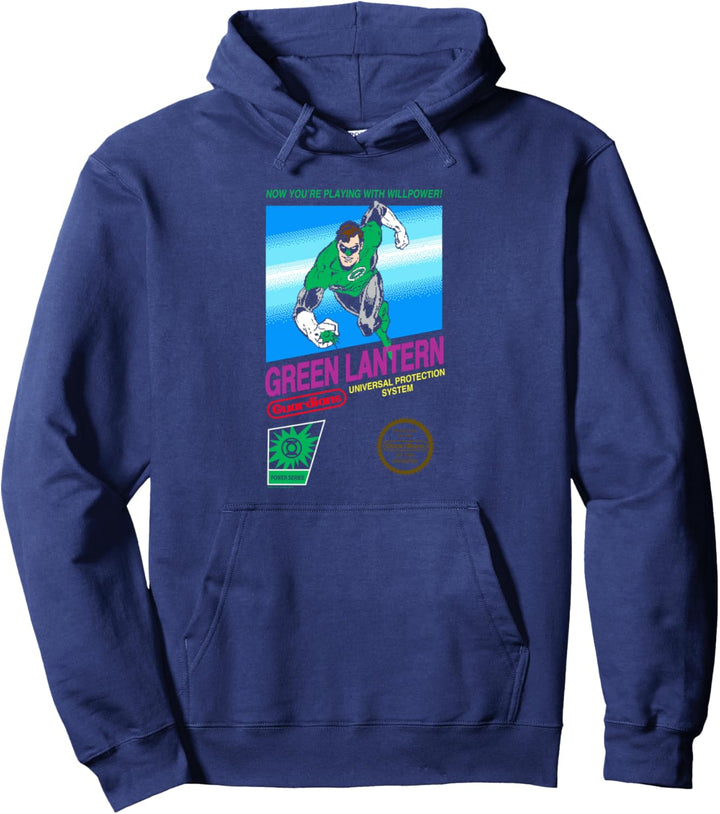 Green Lantern Box Art Pullover Hoodie