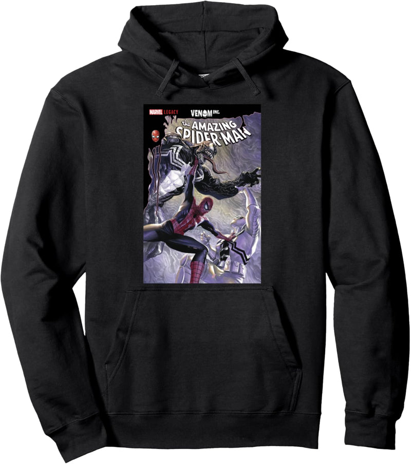 Marvel Amazing Spider-Man Venom Duel Comic Cover Pullover Hoodie