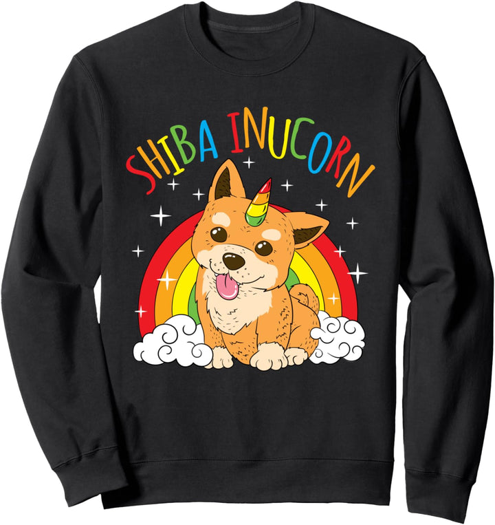 Japanischer Shiba Inu Einhorn Hund Sweatshirt